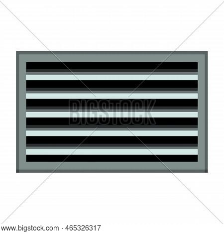 Sewage Grate For Water Drainage In Realistic Style. Street Drainage Systems. Storm Water Sewer Syste