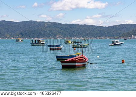 Fisherman Boats On The Beach
