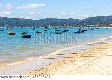 Fisherman Boats On The Beach