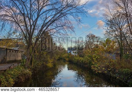 The Paths Of The Delaware Canal Trail At Lambertville, Nj, Are Lined With The Trees That Are  Showin