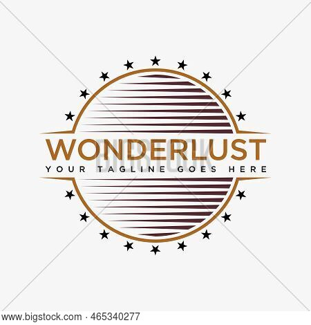Simple And Unique Line Globe For Emblem Or Background With Fast Speed Image Graphic Icon Logo Design