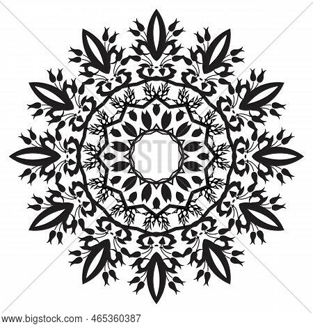 Mandala Art Design In Circle. Simple Mandala Design Floral Mandala Art Beautiful Mandala Artwork Des