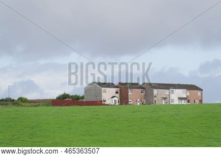 Council Flats In Poor Housing Estate With Many Social Welfare Issues In Linwood