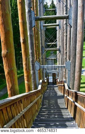 Ladder To Heaven, Observation Platform Built In The Hochmoor Nature Park In Schrems From 58 Spruce L