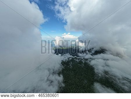 Cloudy Weather Over Nicaragua Landscape