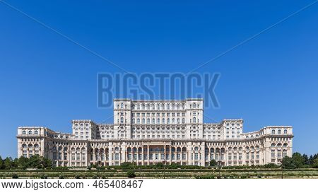 Romanian Parliment Building Was Designed By Team Of 700 Architects In Socialist Realist And Modernis