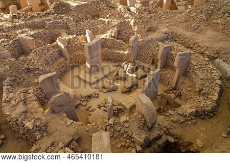 Ancient Site Of Gobekli Tepe Is A Pre-historic Place From Roughly 12000 Years Ago In Sanliurfa, Turk
