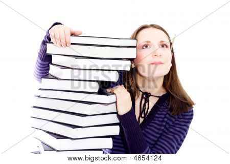 시험에 대 한 여자 Preperaing
