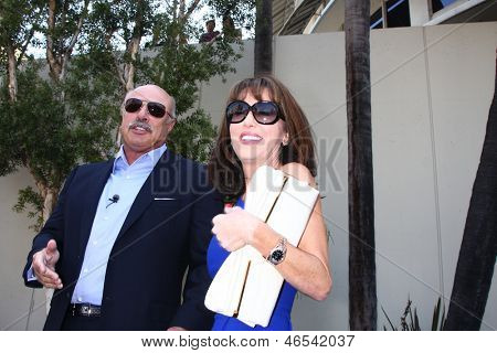 LOS ANGELES - 31 de maio: Dr. Phil McGraw na caminhada de Hollywood David Foster da Fama cerimônia estrela em t