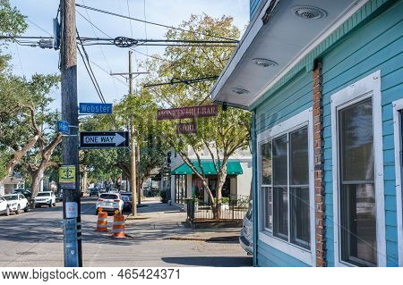 New Orleans, La  - November 10: Monkey Hill Bar On Magazine Street In Uptown Neighborhood On Novembe