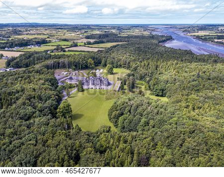 Aerial Of Belleek Castle In Ballina, County Mayo - Republic Of Ireland