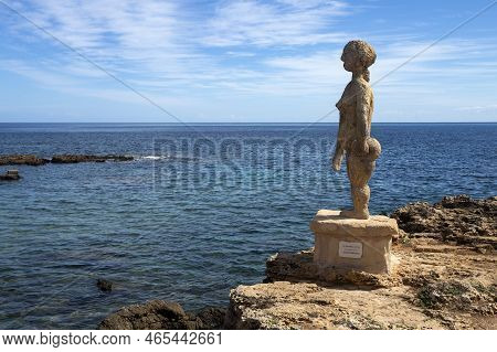 Capdepera, Palma De Mallorca - Spain - September 28, 2022. Sculpture By The Artist Joan Bennassar On