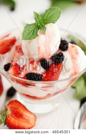 Zmrzlina s Mulberry
