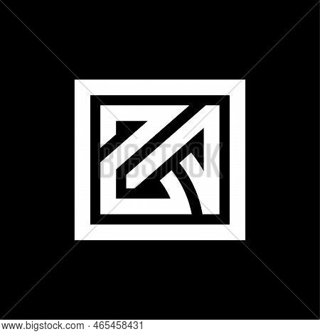 Initial Letter Za Monogram Logo, Vector Illustration