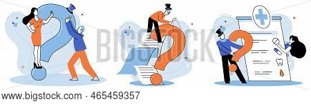 Question Mark, Obtaining Information Of Interest. Problem And Solution Concept Metaphor. Faq Help. D