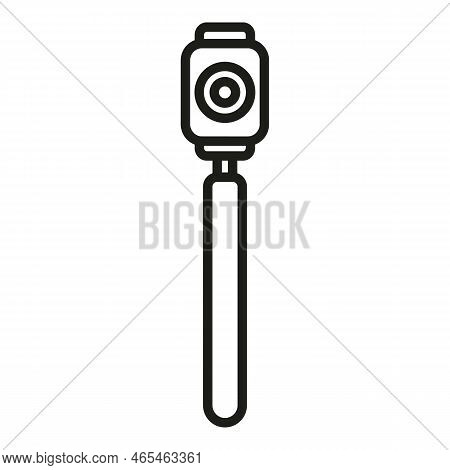 Eye Check Stick Icon Outline Vector. Visual Exam. Vision Ocular