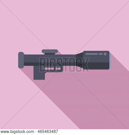 Telescopic Sight Icon Flat Vector. Rifle Scope. Gun Hair