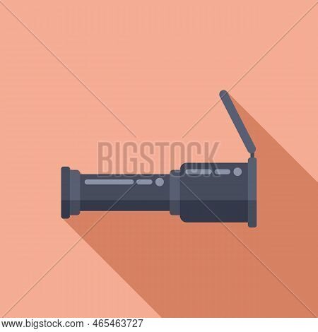 Target Scope Icon Flat Vector. Rifle Sight. Sniper Mark