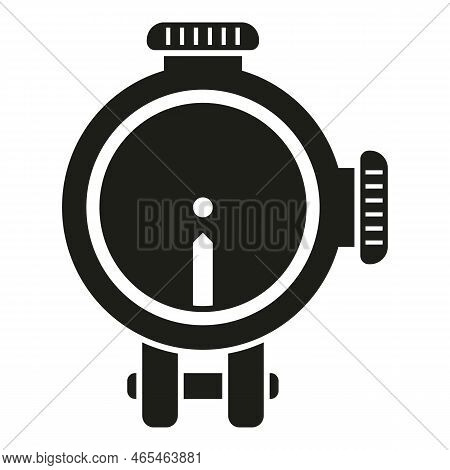 Sight Icon Simple Vector. Rifle Scope. Target Scope