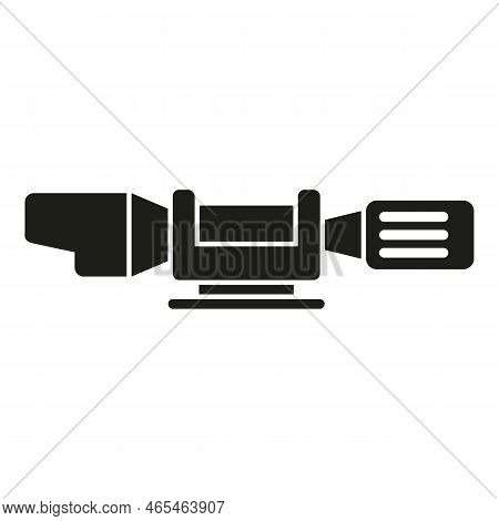 Gun Scope Icon Simple Vector. Rifle Sight. Cross Telescope