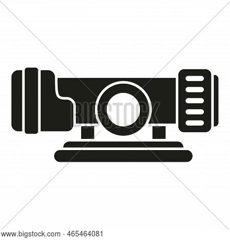 Weapon Scope Icon Simple Vector. Rifle Gun. Sight Target