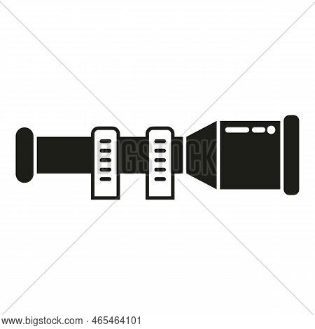Cross Scope Icon Simple Vector. Rifle Gun. Sniper Military