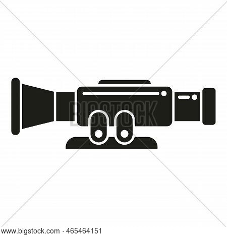 Modern Scope Icon Simple Vector. Sight Target. Sniper Weapon