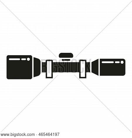 Modern Sight Icon Simple Vector. Rifle Gun. Target Cross
