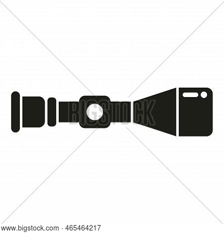 Modern Shot Scope Icon Simple Vector. Rifle Sight. Target Cross