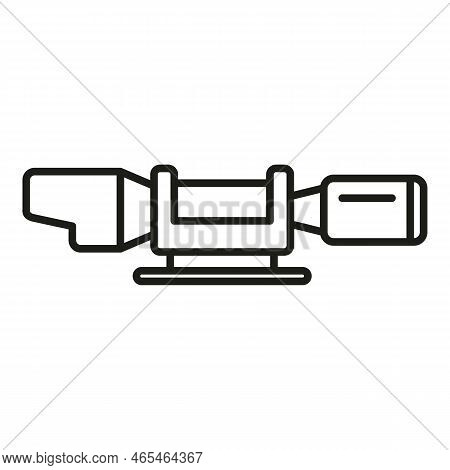 Scope Sight Icon Outline Vector. Rifle Gun. Cross Eye
