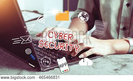 Cybersecurity Concept, Secure Internet Access Future Technology.