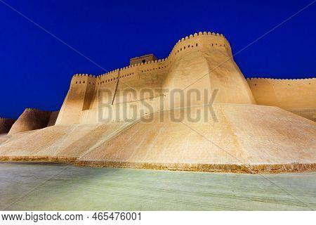 Kunya Ark Means Old Fortress Is A Citadel Inside The Ichan Kala Ancient Town In Khiva, Uzbekistan