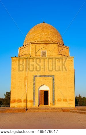 The Rukhabad Mausoleum Is A Memorial And Cult Structure Of The Xiv Century In Samarkand City, Uzbeki