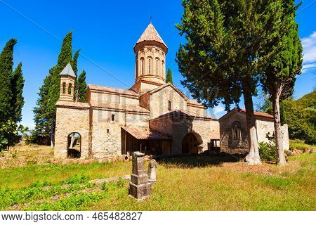 Ikalto Monastery Complex In Kakheti. Kakheti Is A Region In Eastern Georgia With Telavi As Its Capit