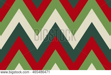 Contemporary Artbackground With Christmas Classic Colors. Concept Of Holidays, Party, 2023 New Year 