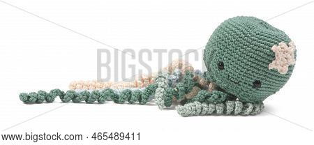 Crochet Squid Or Octopus, Isolated