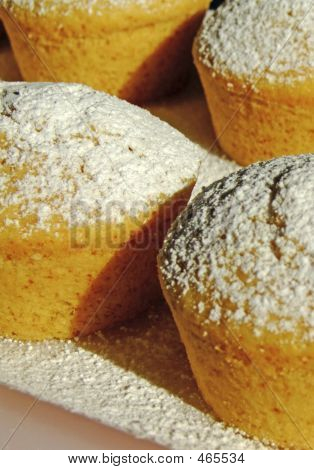 Muffins de coco caseiro