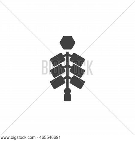 Firecracker Petard Vector Icon. Filled Flat Sign For Mobile Concept And Web Design. Chinese Firework