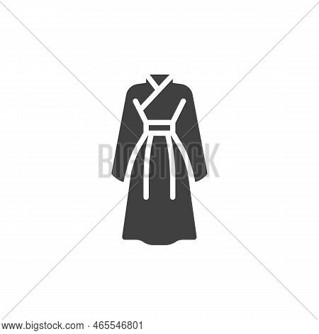 Hanfu Dress Vector Icon. Filled Flat Sign For Mobile Concept And Web Design. Traditional Chinese Dre