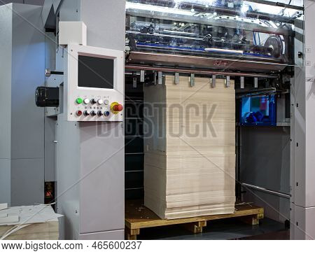 Large Format Digital Printing Machine. Printing Industry.