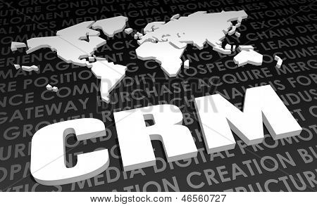 CRM อุตสาหกรรมมาตรฐานสากลแผนที่ 3D