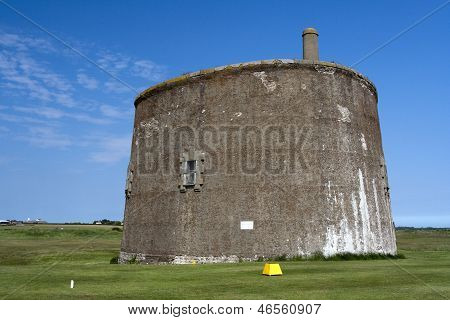 Martello Tower v Felixstowe, Suffolk, Anglie