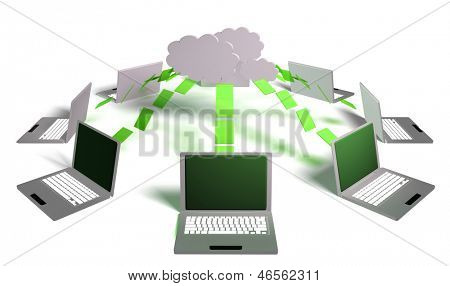 Cloud Computing Big Data Distributed Computing 3D