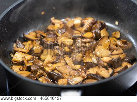 Pan Roasted Steak With Fresh Wild Mushrooms