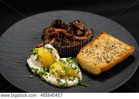 Pan Roasted Steak With Fresh Wild Mushrooms