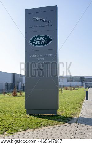 Nitra, Slovakia - November , 13, 2022 : Jaguar Land Rover Manufacturing Plant In Nitra, Slovakia.