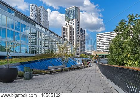 Berlin, Germany - September 4, 2022: View  From The Terrace Of The Shopping Center Bikini-haus At Th