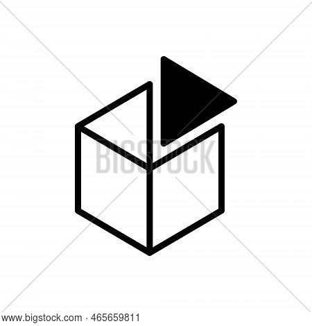 Black Solid Icon For Complement Companion Element Part Addition Accompaniment Adjunct