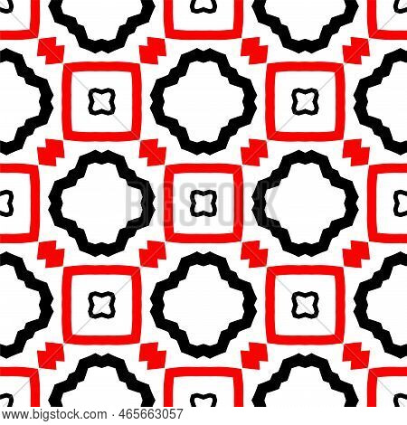 Abstract Geometric Pattern With Crossing Thin Straight Lines. Stylish Texture In Black Color.seamles