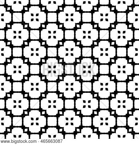 Abstract Geometric Pattern With Crossing Thin Straight Lines. Stylish Texture In Black Color.seamles